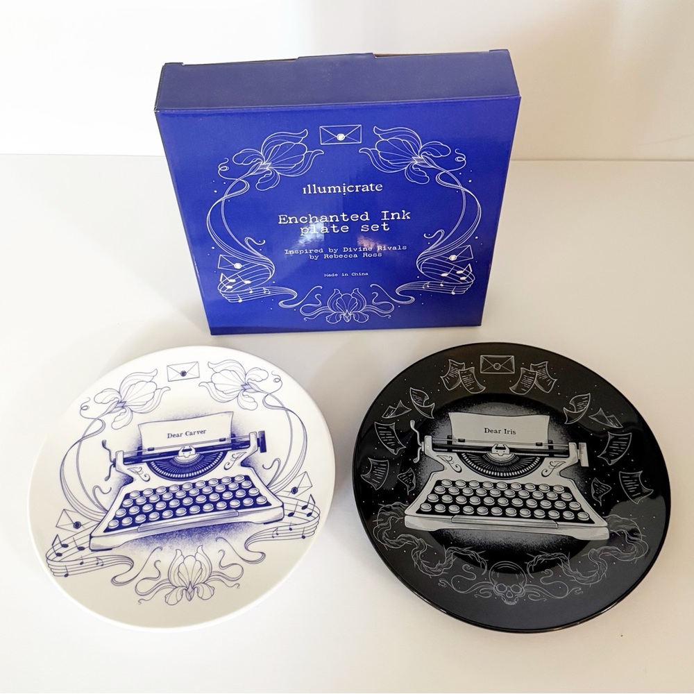 Illumicrate Divine Rivals Enchanted Ink Plate Set